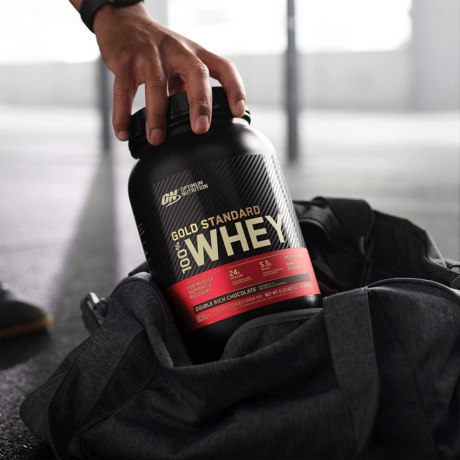 Gold Standard 100% Whey Protein Powder, French Vanilla, 2.27Kg