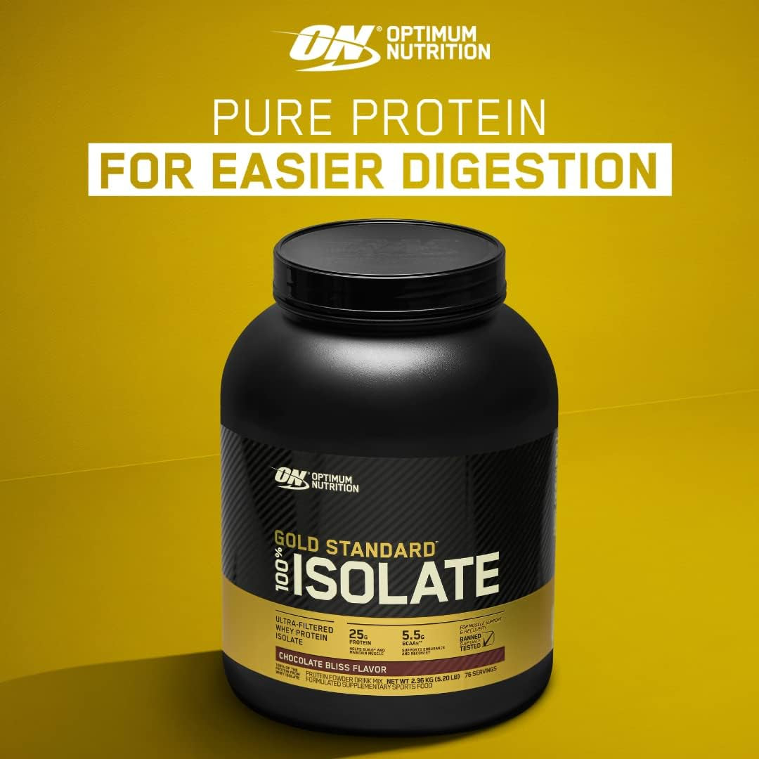 Gold Standard 100% Isolate Protein Powder, Chocolate Flavour, 2.36Kg