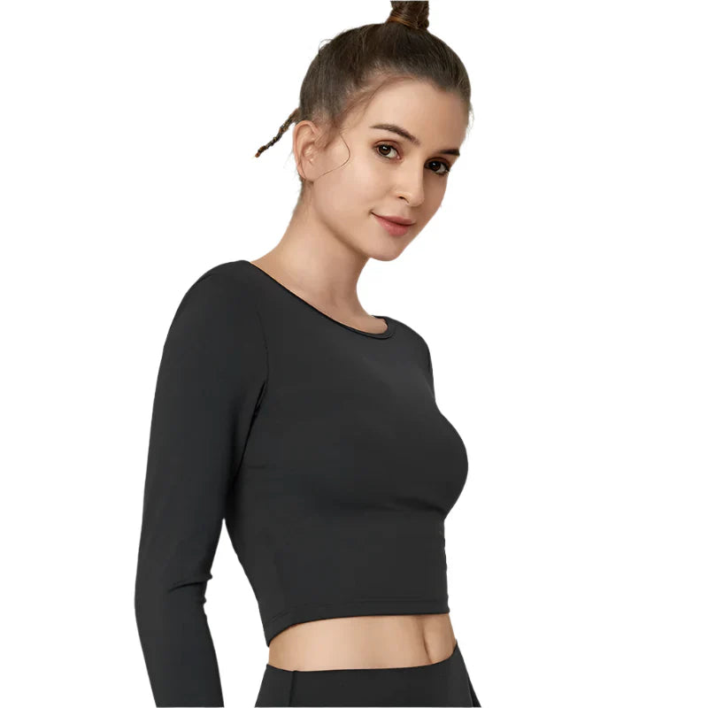 Activ Era Luxe Crop Top With Built-in Bra