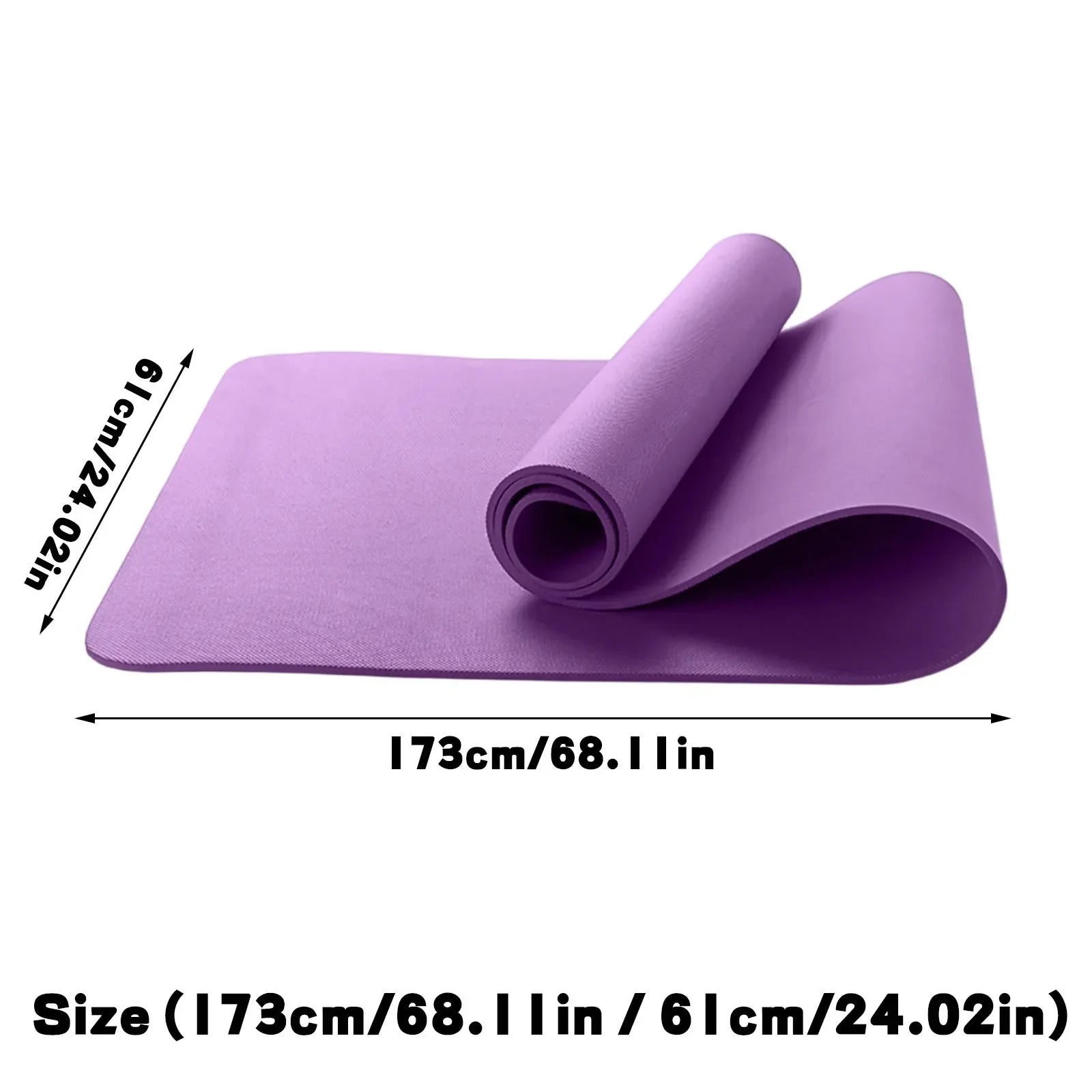 Anti-slip Pilates Mat For Fitness And Exercise