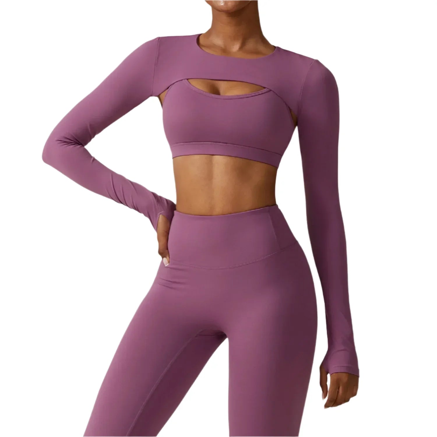 Activ Era Luxe Performance Shawl Crop Top