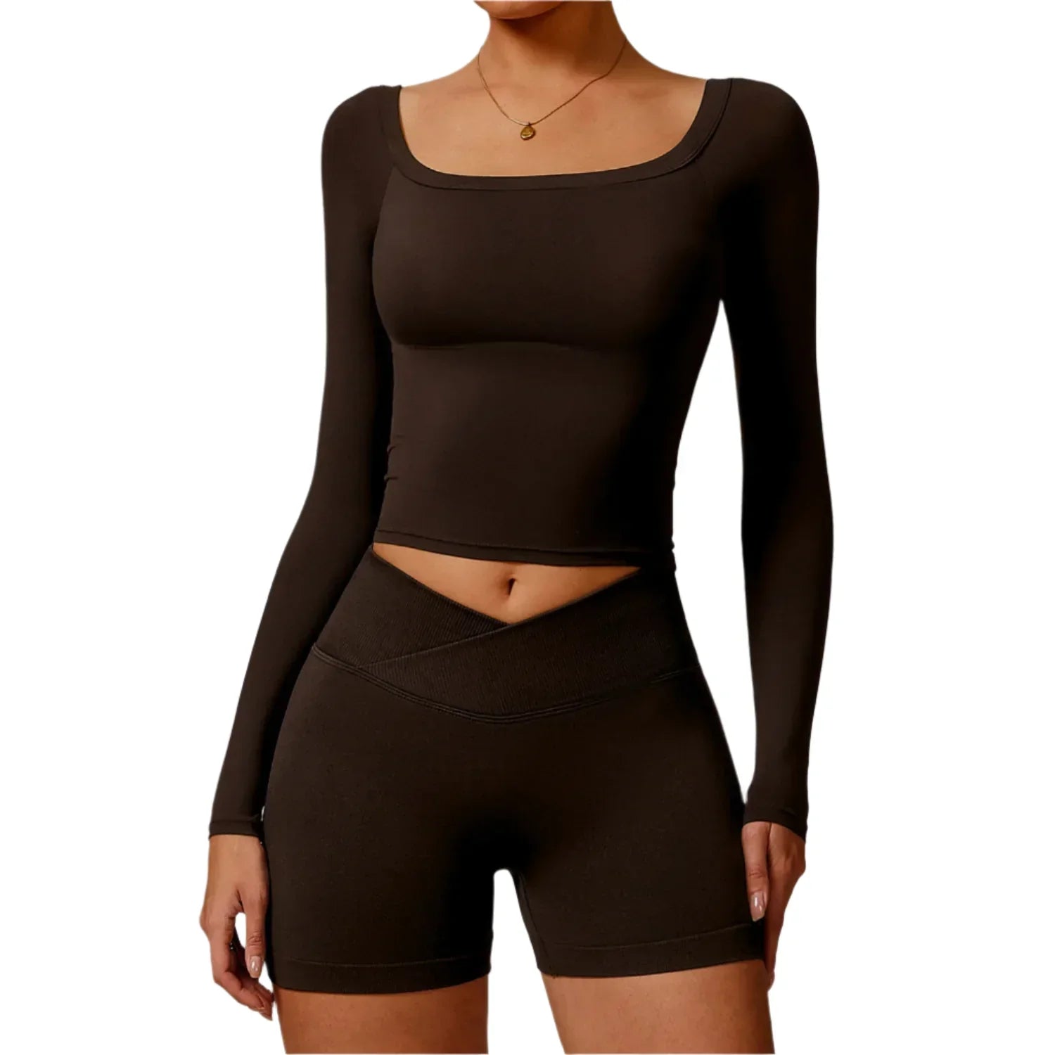 Activ Era Off Shoulder Performance Crop Top