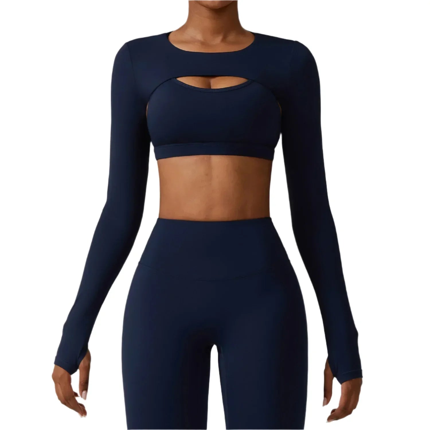 Activ Era Luxe Performance Shawl Crop Top