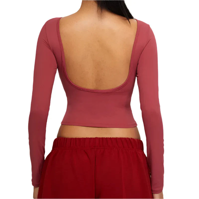 Activ Era Fierce Luxe Long Sleeve Yoga Crop Top
