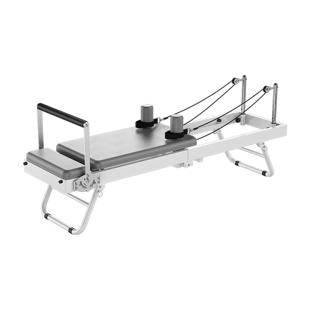 Eeeza Foldable Pilates Reformer Silent Resistance With Adjustable Steel Frame