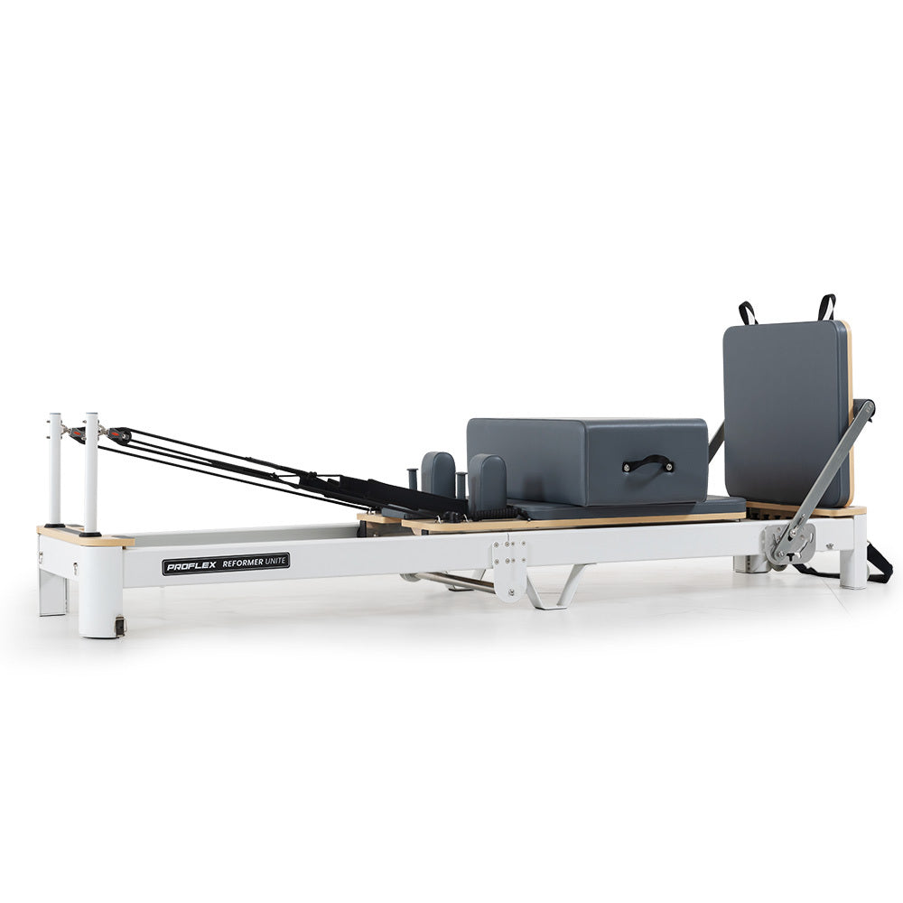 Proflex Aluminium Pilates Reformer Machine Stretch Bed With Box And Jump Board Accessories