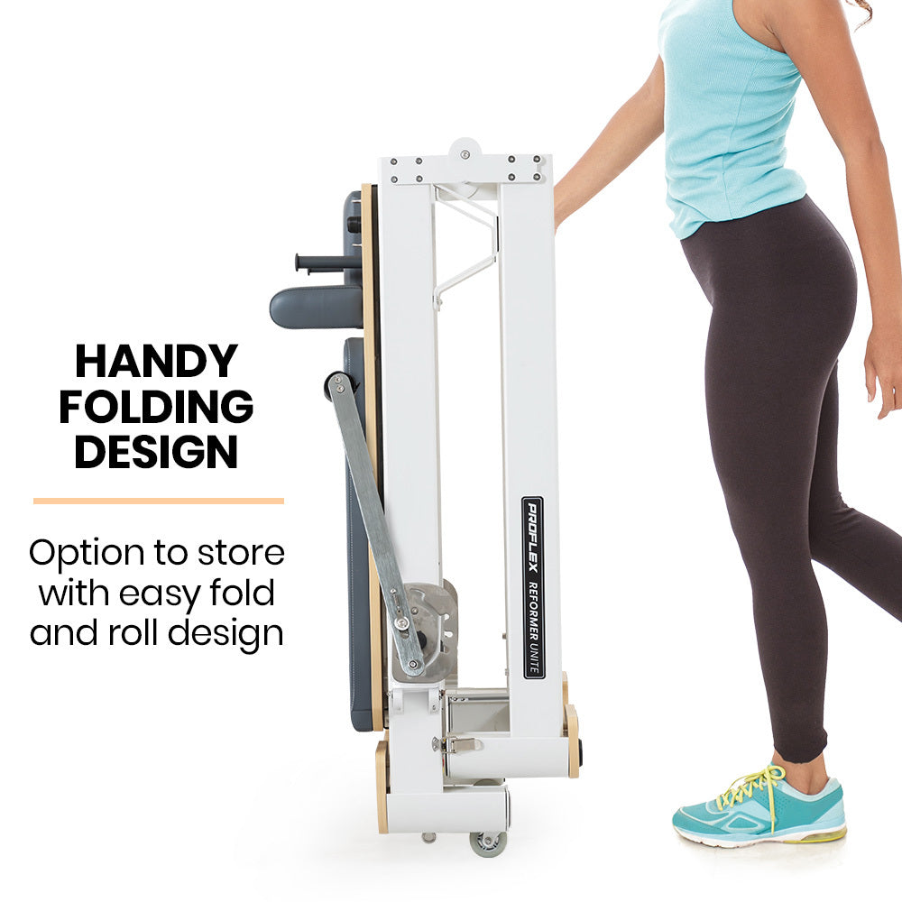 Proflex Aluminium Pilates Reformer Machine Stretch Bed With Box And Jump Board Accessories