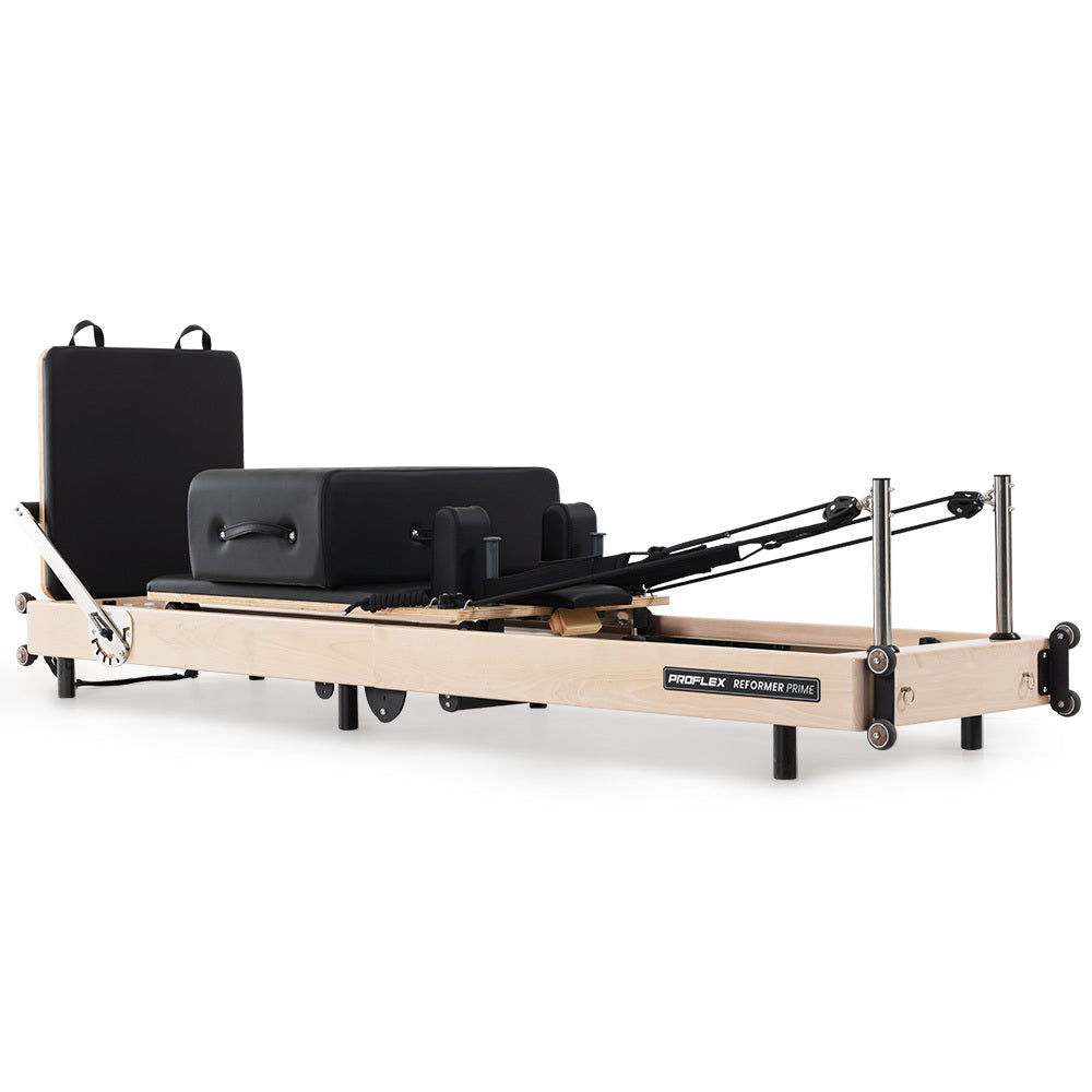 Proflex Wooden Pilates Reformer Machine Stretch Bed With Box And Jump Board Accessories