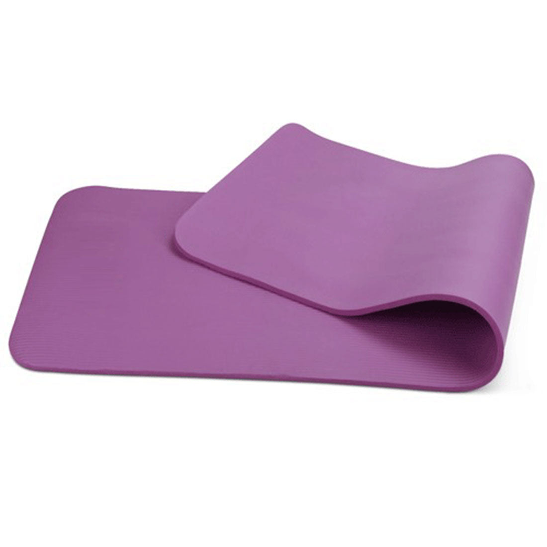 10mm Extra Thick Nbr Yoga Mat Gym Pilates Fitness Exercise