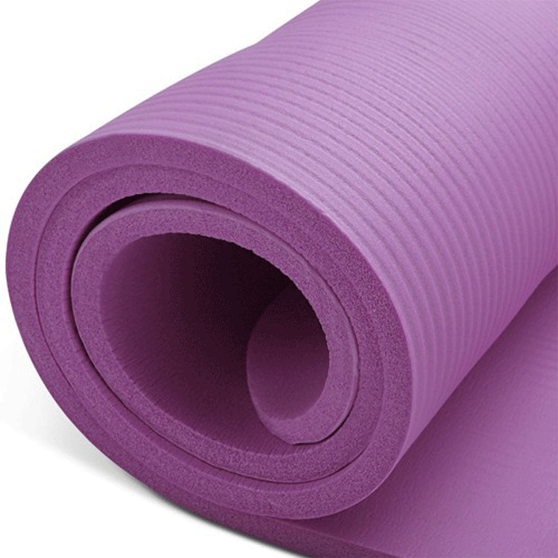 10mm Extra Thick Nbr Yoga Mat Gym Pilates Fitness Exercise
