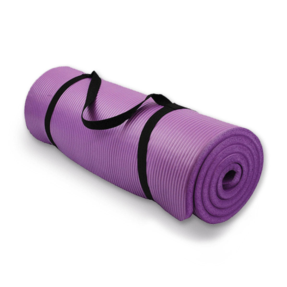 10mm Extra Thick Nbr Yoga Mat Gym Pilates Fitness Exercise