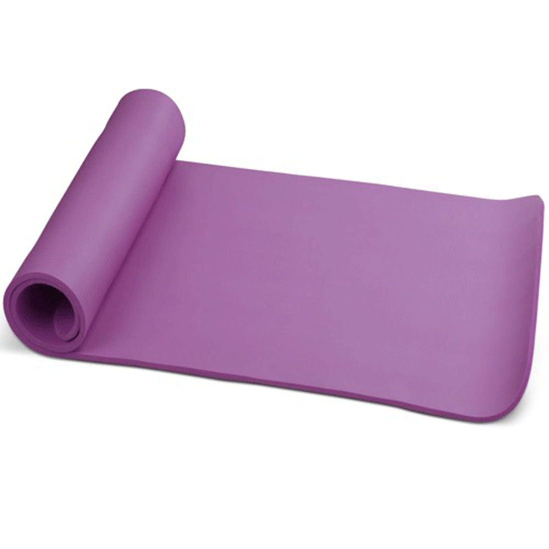 10mm Extra Thick Nbr Yoga Mat Gym Pilates Fitness Exercise