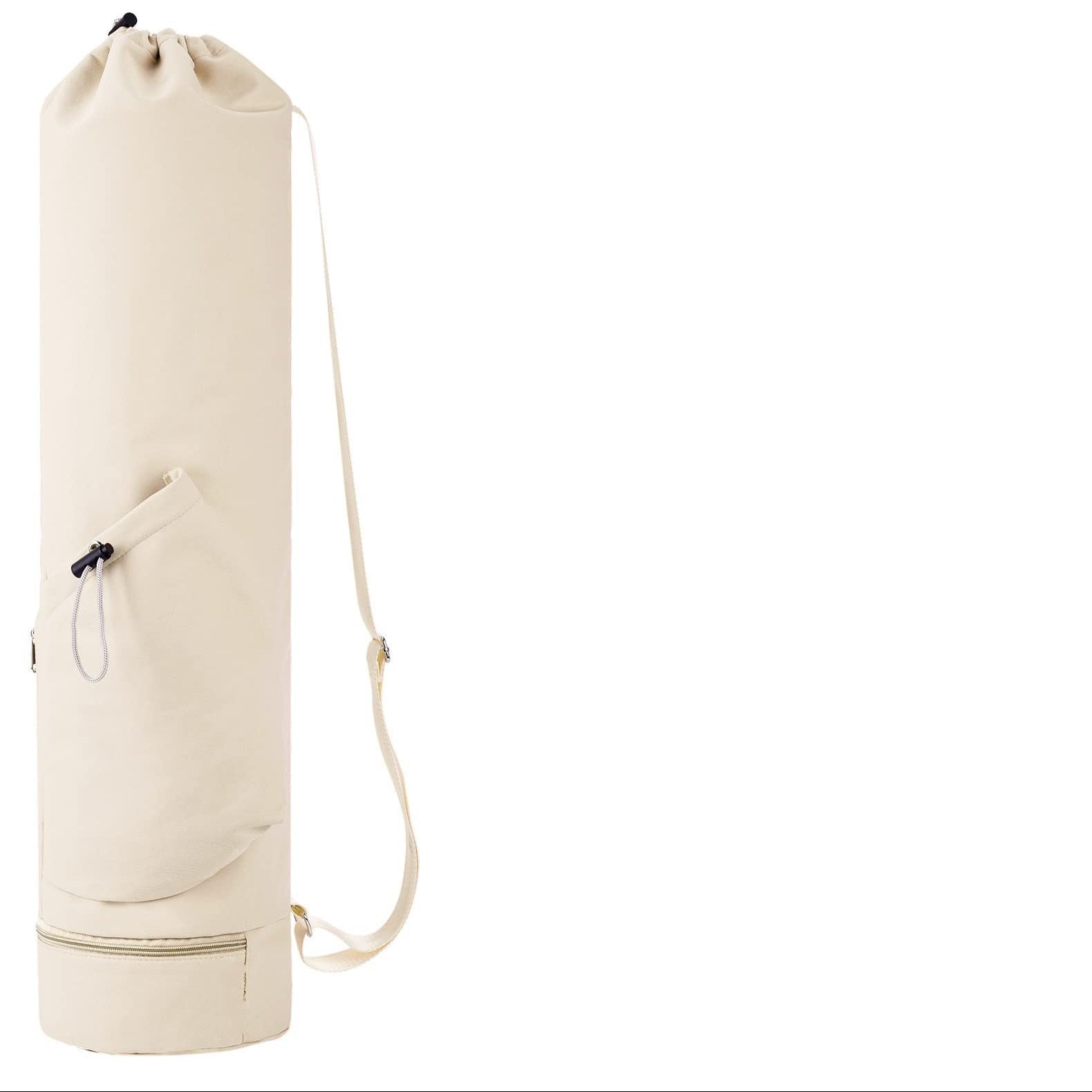 Off White Durable Yoga Mat Carry Bag