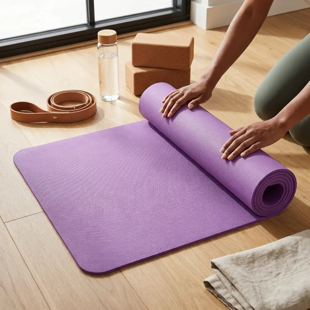 Anti-slip Pilates Mat For Fitness And Exercise