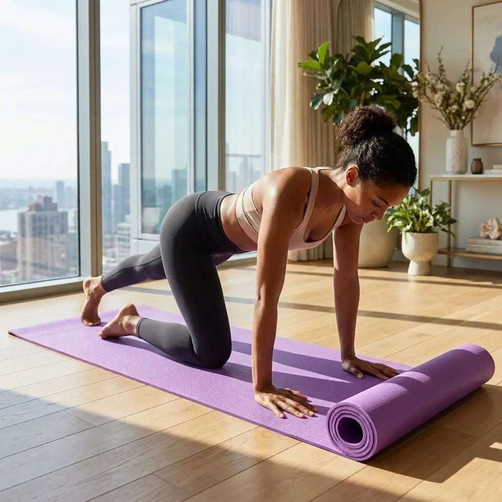 Anti-slip Pilates Mat For Fitness And Exercise