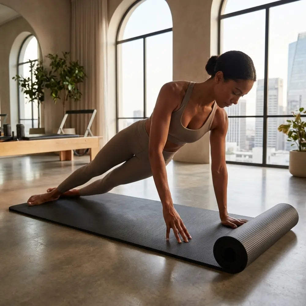 15mm Thick Yoga Mat Pad Nbr Nonslip Exercise Fitness Pilate Gym Durable
