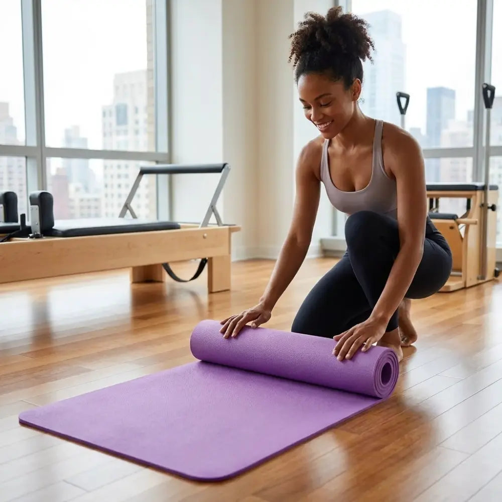 Anti-slip Pilates Mat For Fitness And Exercise